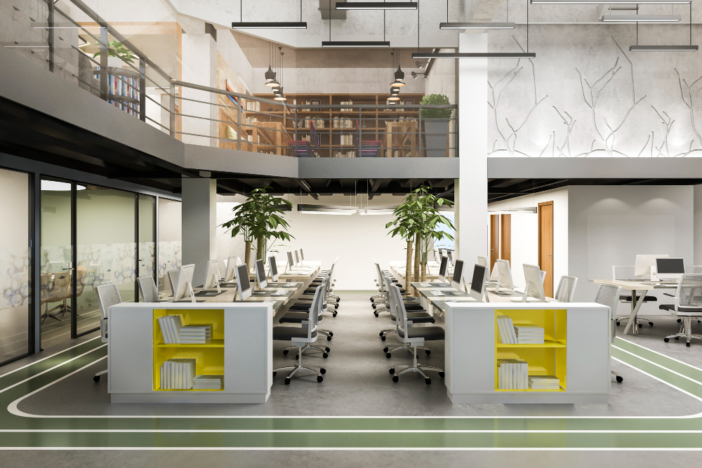 Houston Offices Plan Cubicles